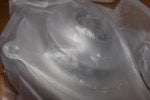 Transparent material Dress Plastic bag Satin Silk